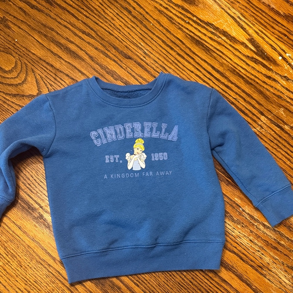 2T Jumping Beans Cinderella Blue Kids Sweatshirt